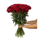 Kytice ekvádorských růží 80 cm